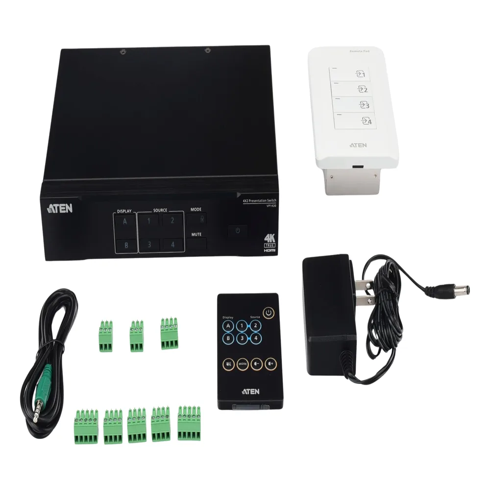 4 x 2 True 4K Presentation Matrix Switch – vista 9