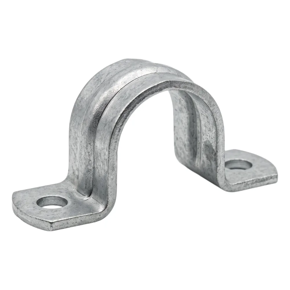 Abrazadera tipo Omega para Tubo Conduit Pared Gruesa de 1-1/2" (38 mm) / Acero Pregalvanizado