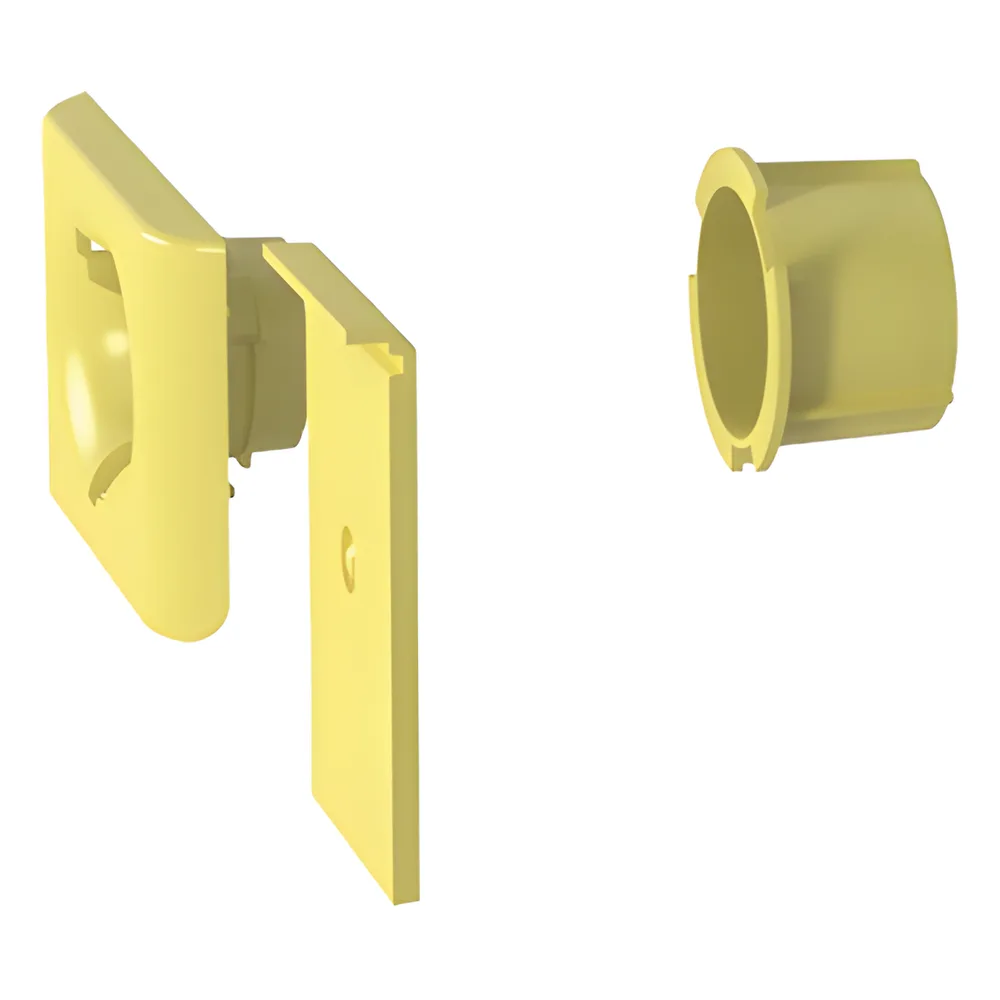 Accesorio de Salida a Tubo De 1.5 in (38 mm), Para Canaletas FiberRunner 4X4, 6X4, o 12X4, Color Amarillo – vista 2