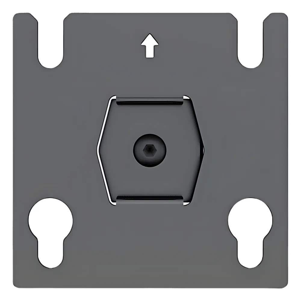 Accesorio - Placa Adaptadora para Panel LED 20 x 20.5 mm | Dimensiones 64 x 64 x 2 mm | Diámetro de Orificio Ø10.3 mm | Separación de Orificios 40 mm. – vista 2