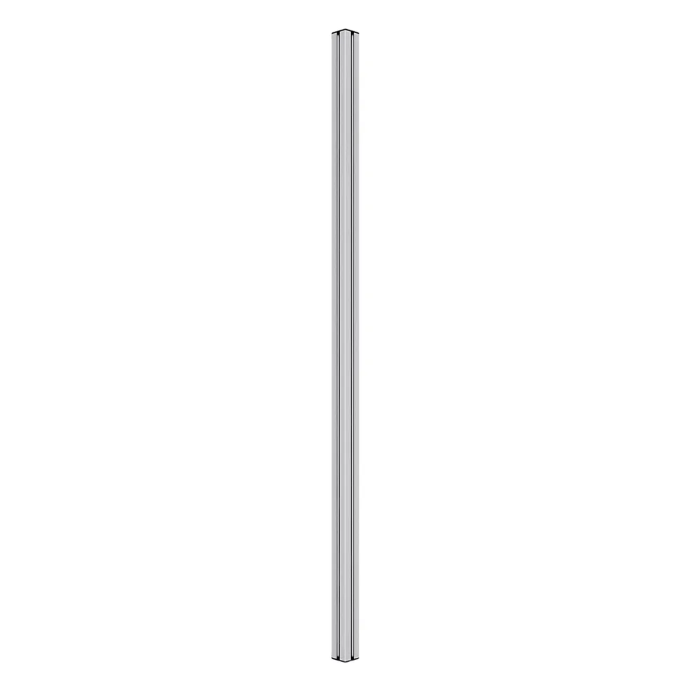Accesorio_ Riel de Aluminio con longitud de 2380mm| Compatible con estructura para Videowall | Diseño Modular | Incluye Tapas de Riel