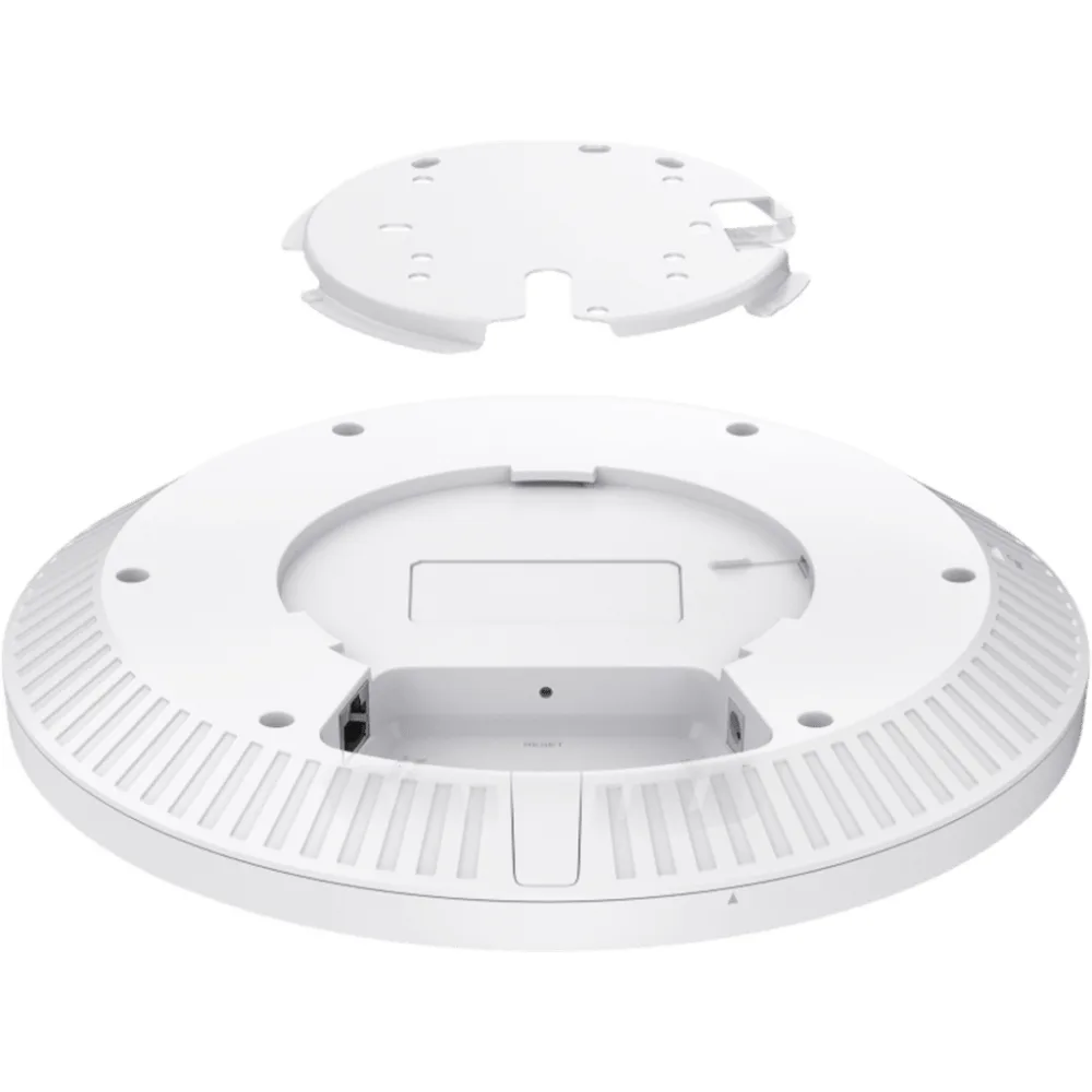 Access Point Techo Wi-Fi 6 AX5400 / 6-Stream Dual-Band / 4804 Mbps 5 GHz + 574 Mbps 2.4 GHz / Puerto 2.5G PoE+ / 160 MHz MU-MIMO OFDMA 1024-QAM / Montaje Techo-Pared / Omada SDN – vista 2