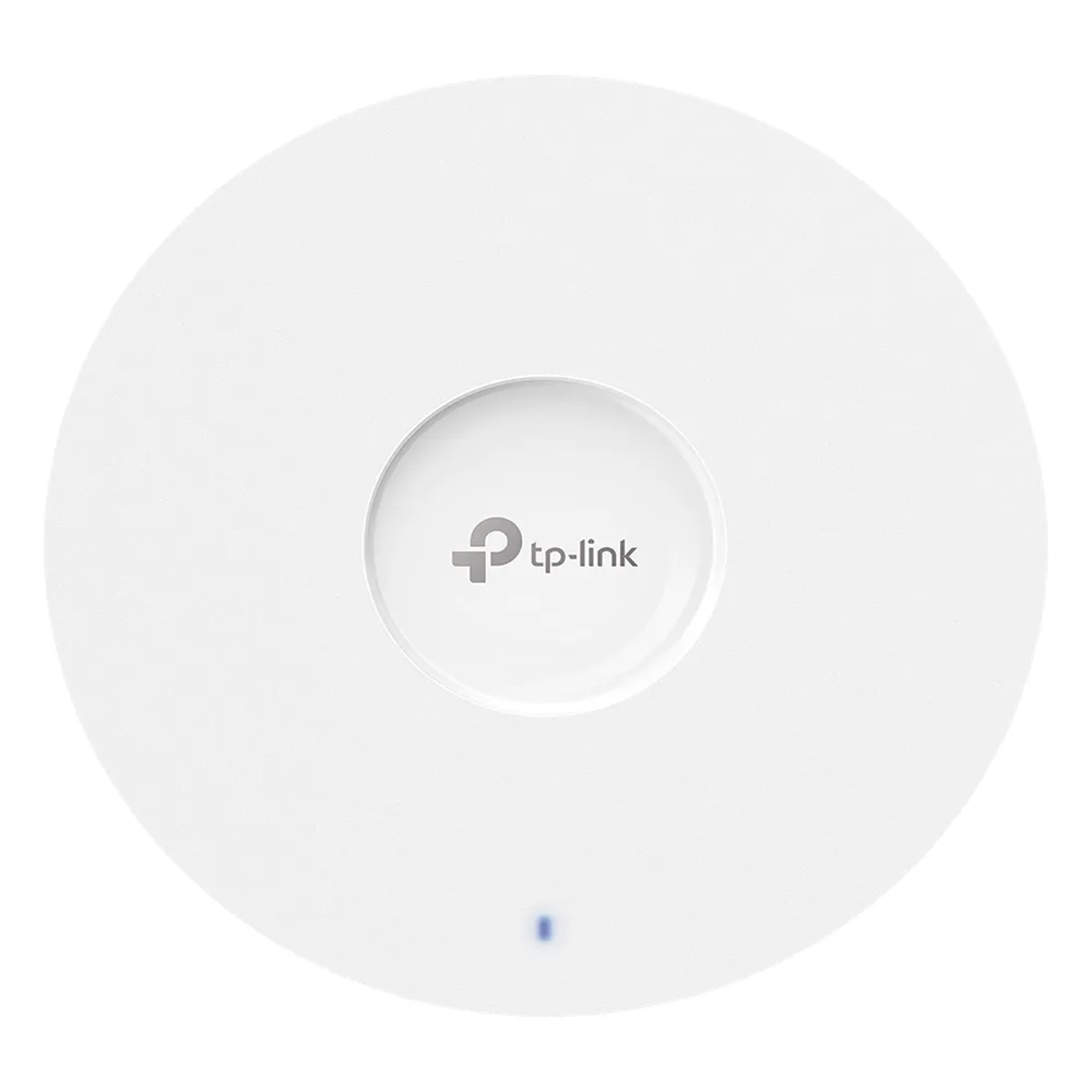 Access Point Wi-Fi 6 / AX6000 Dual-Band 8-Stream / Montaje en Techo / 4804 Mbps en 5 GHz + 1148 Mbps en 2.4 GHz / Puerto 2.5G PoE / 160 MHz, MU-MIMO, OFDMA, 1024-QAM / Gestión Cloud Omada SDN