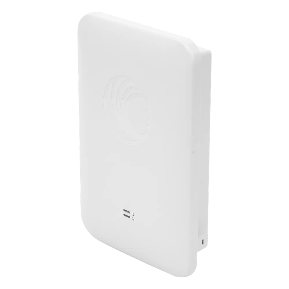 Access Point WiFi cnPilot e500 para exterior, IP67 grado industrial, Filtros para coexistencia con redes LTE, doble banda, antena omidireccional y puerto PoE secundario – vista 3