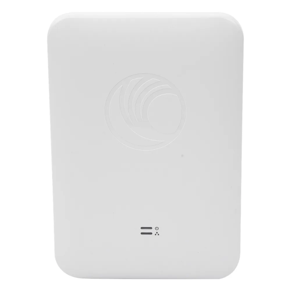 Access Point WiFi cnPilot e500 para exterior, IP67 grado industrial, Filtros para coexistencia con redes LTE, doble banda, antena omidireccional y puerto PoE secundario