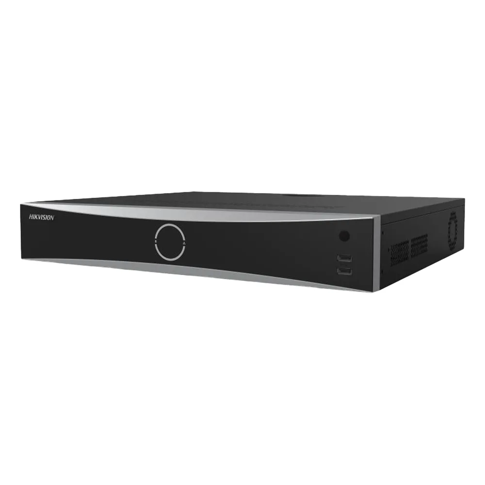 [Acusearch] NVR 12 Megapixel (4K) / 16 canales IP / AcuSense (Evita Falsas Alarmas) / Reconocimiento Facial /  4 Bahías de Disco Duro /  HDMI en 4K / Alarmas I/O