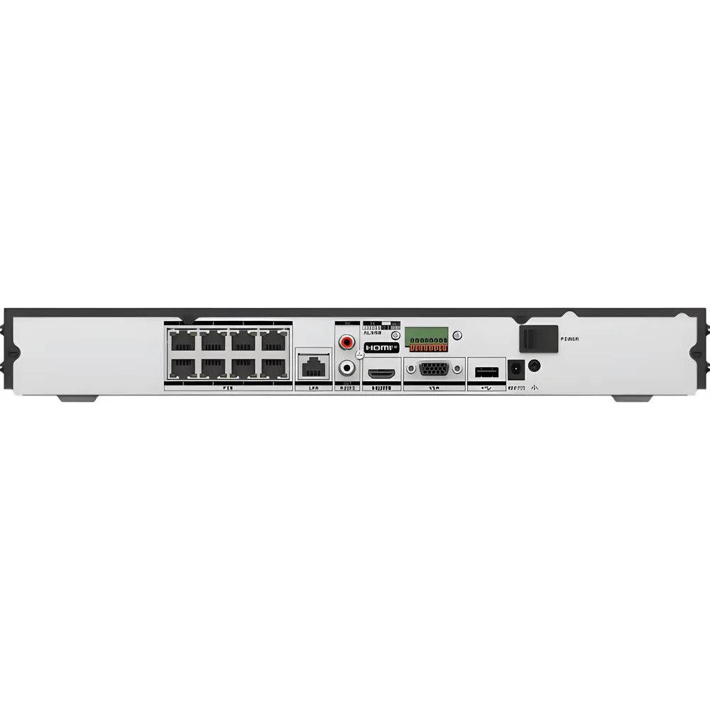[AcuSeek] NVR 12 Megapixel (4K) / 8 canales IP / 8 Puertos PoE+ / ACUSENSE / Reconocimiento Facial / 2 Bahías de Disco Duro / HDMI en 4K / Alarmas I/O / 300 Metros PoE Modo Extendido – vista 3