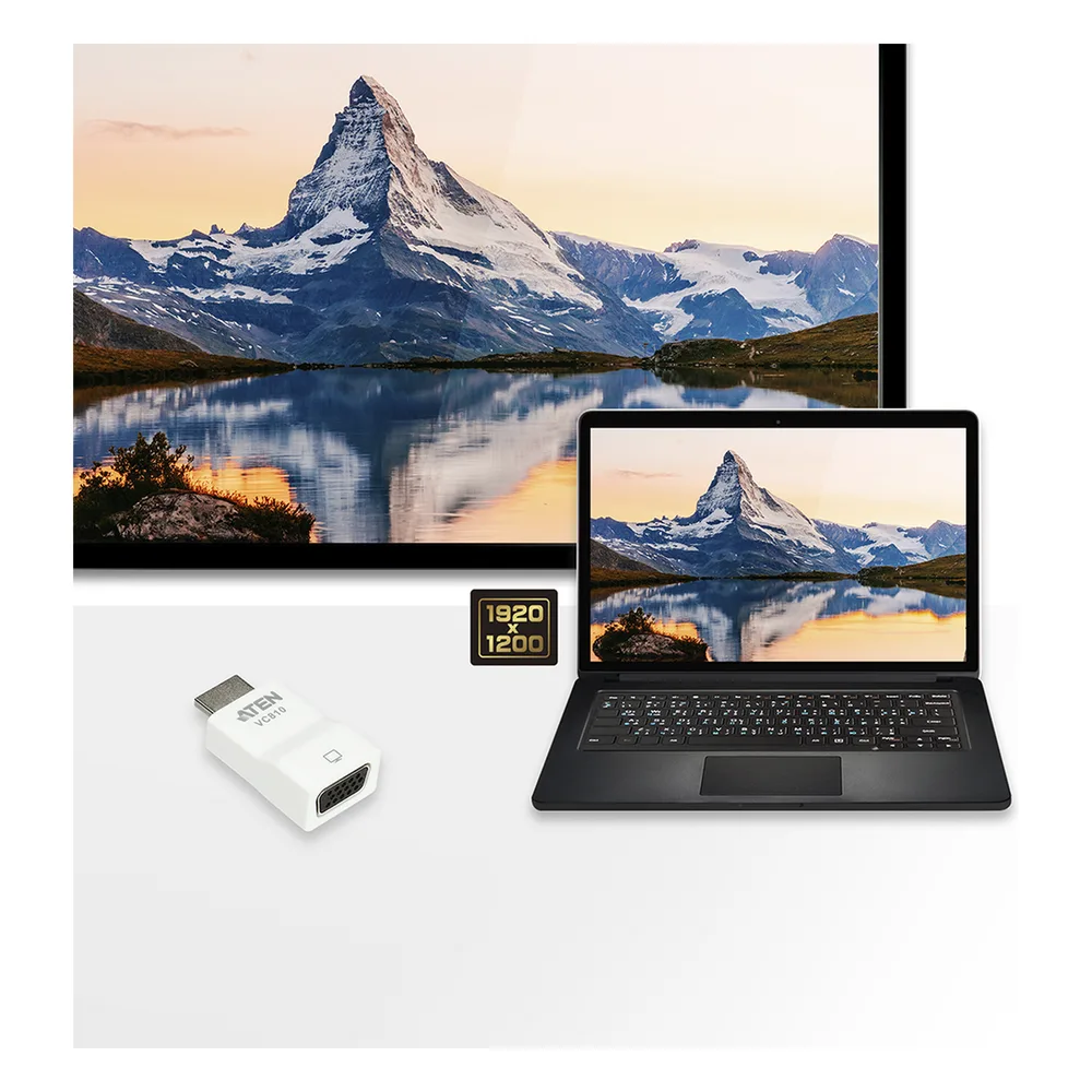 Adaptador de HDMI a VGA – vista 2