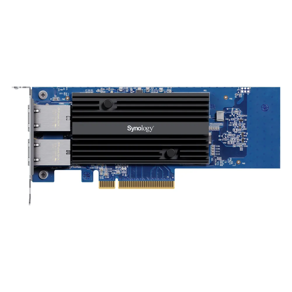 Adaptador de Red Synology E10G30-T2 | Doble Puerto 10 GbE | PCIe 3.0 x8 | Compatible con Synology | Link Aggregation. – vista 2