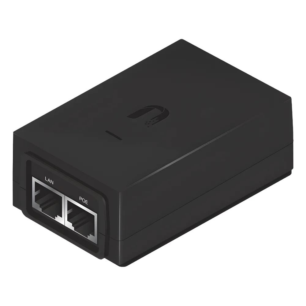 Adaptador PoE Ubiquiti de 24 VDC, 1.25 A con puerto Gigabit