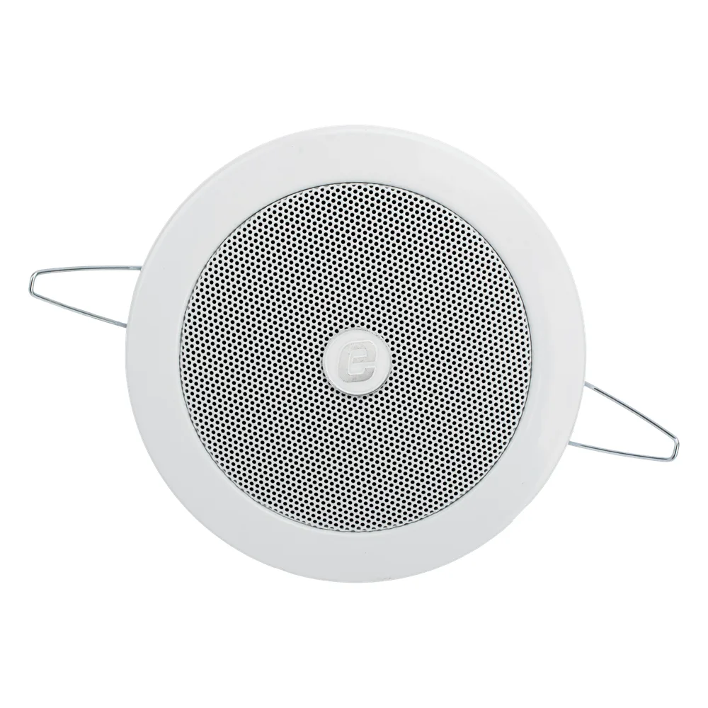 Altavoz 4" | Montaje en Techo | 3 - 6W | 70/100V | Frente Metálico | Resistente a Humedad