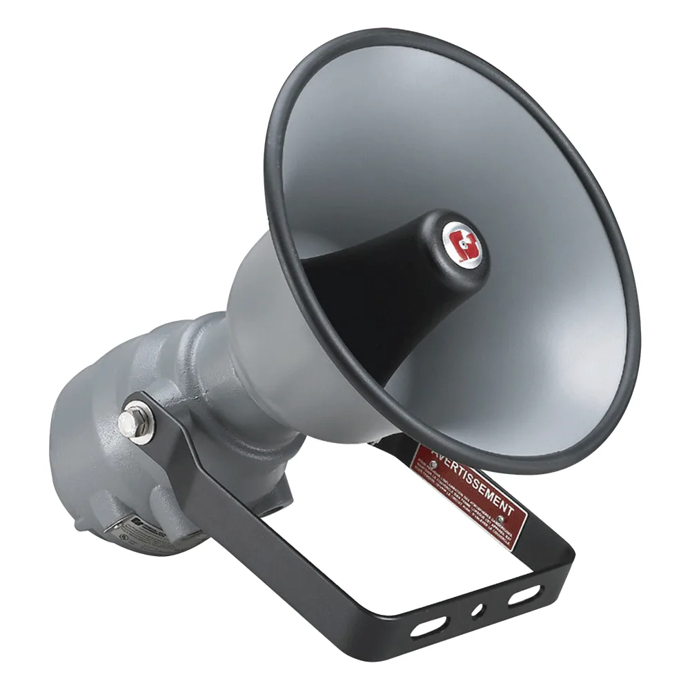 Altavoz amplificado 300X SelecTone® de 15 W a prueba de explosiones, 24VCA/CD, Color Gris