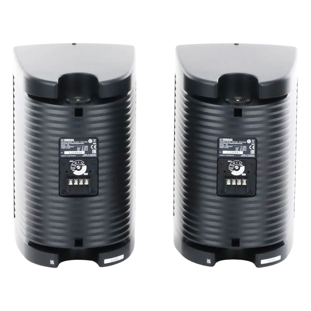 Altavoz de Montaje en Pared | 2 vias | Woofer 6.5" | Tweeter 1" | IPX3 | 8 ohms | 70/100V | Color Negro | Par – vista 3