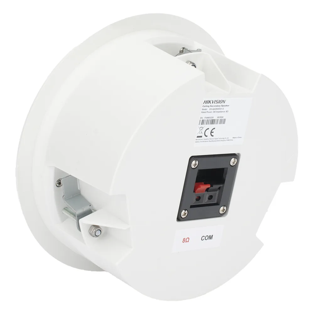 Altavoz Secundario para Montaje en Plafón | 3 Watts | 8 Ohms | Compatible con DS-QAZ1203G1-BE | Uso en Interior  | No Requiere Alimentación Externa – vista 3