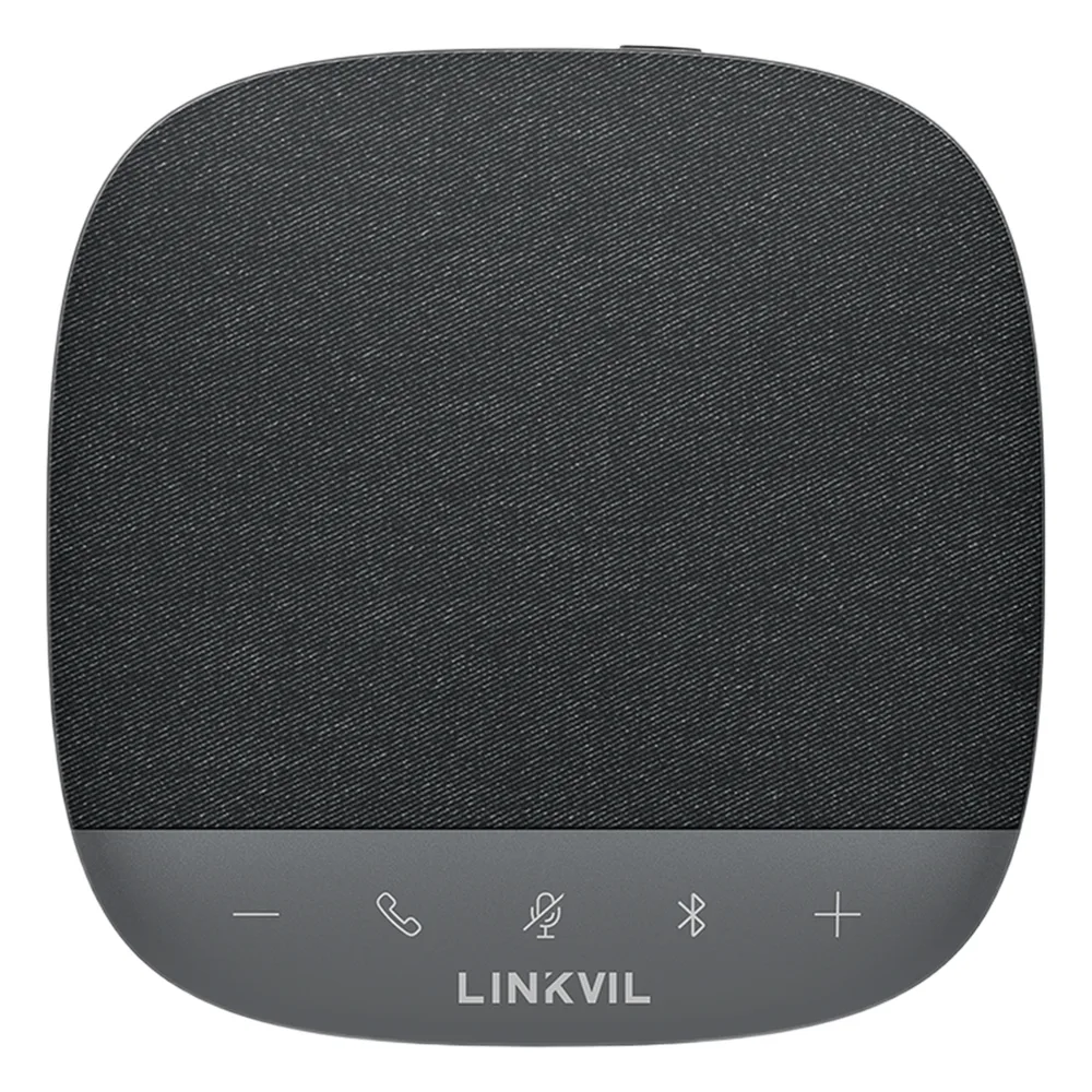 Altavoz y Micrófono portátil / Bluetooth / Conexión USB / 3 Micrófonos de 3W / Salas pequeñas o reuniones personales / Botones Touch / Linkvil