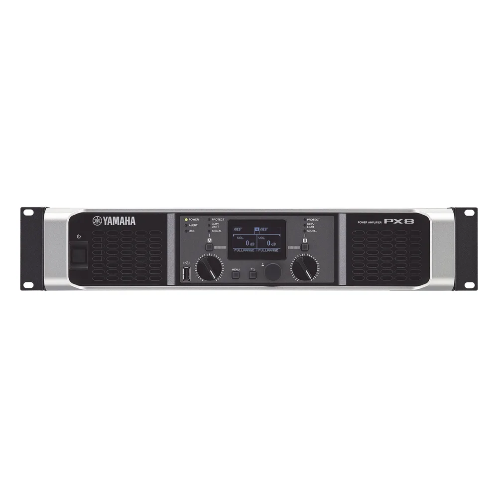 Amplificador de audio Clase D | 800 W x 2 a 8Ω | 1050 W x 2 a 4Ω. | Baja Impedancia | Procesamiento Inteligente