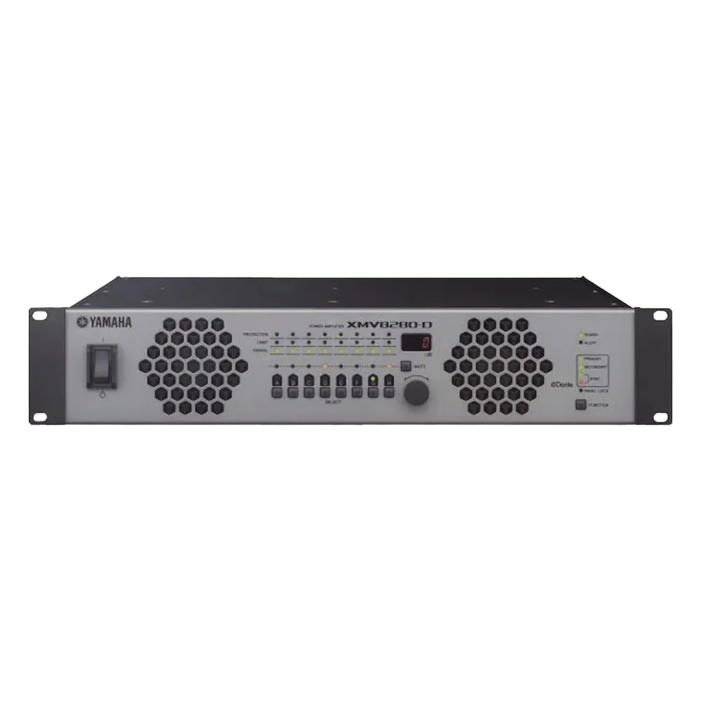 Amplificador de Audio Multicanal con Conexión Análoga / DANTE | 8 Canales, 280W | 8 OHMS | 70/100V – vista 3