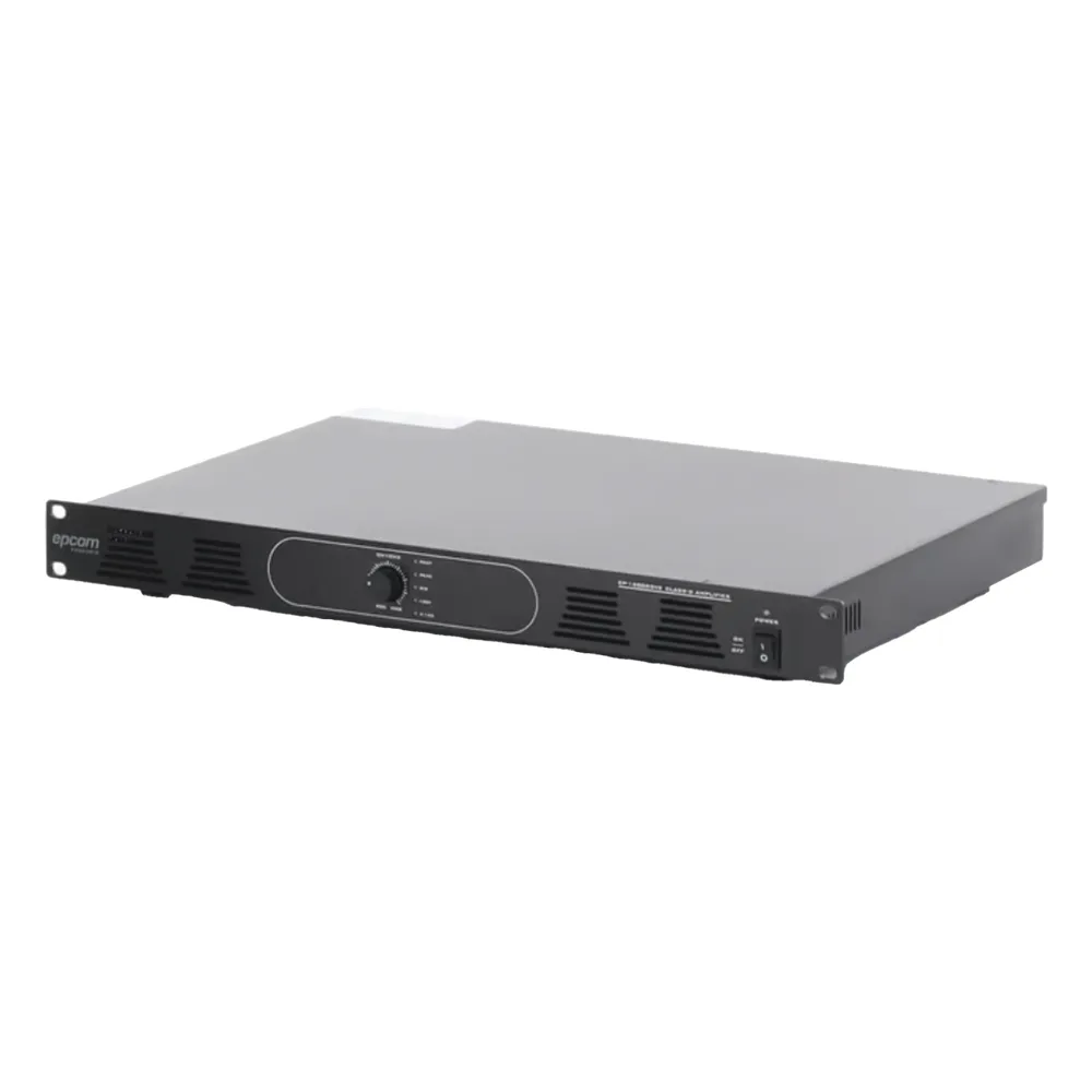 Amplificador de Audio Reforzador | 1 canal | 500w | Clase D | Salida 100V / 4-16&Omega; | Montaje en rack | RCA – vista 2