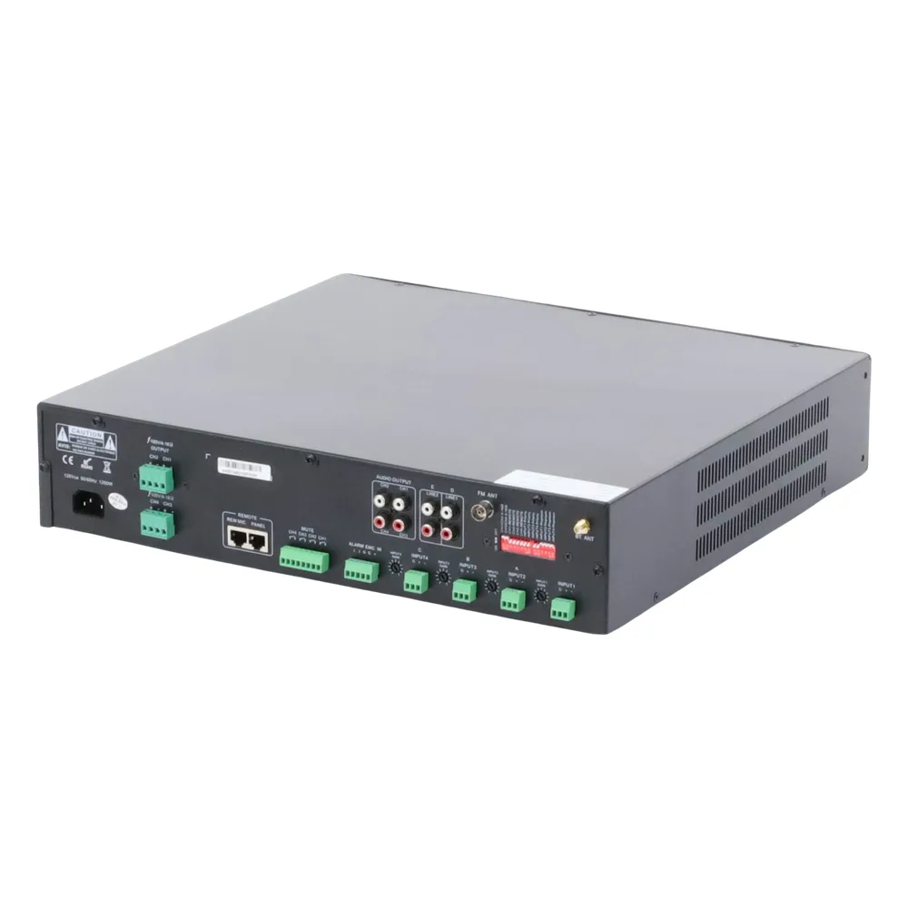 Amplificador Mezclador Matricial | 4 zonas | 240w por canal | 6 entradas | Receptor de medios – vista 4