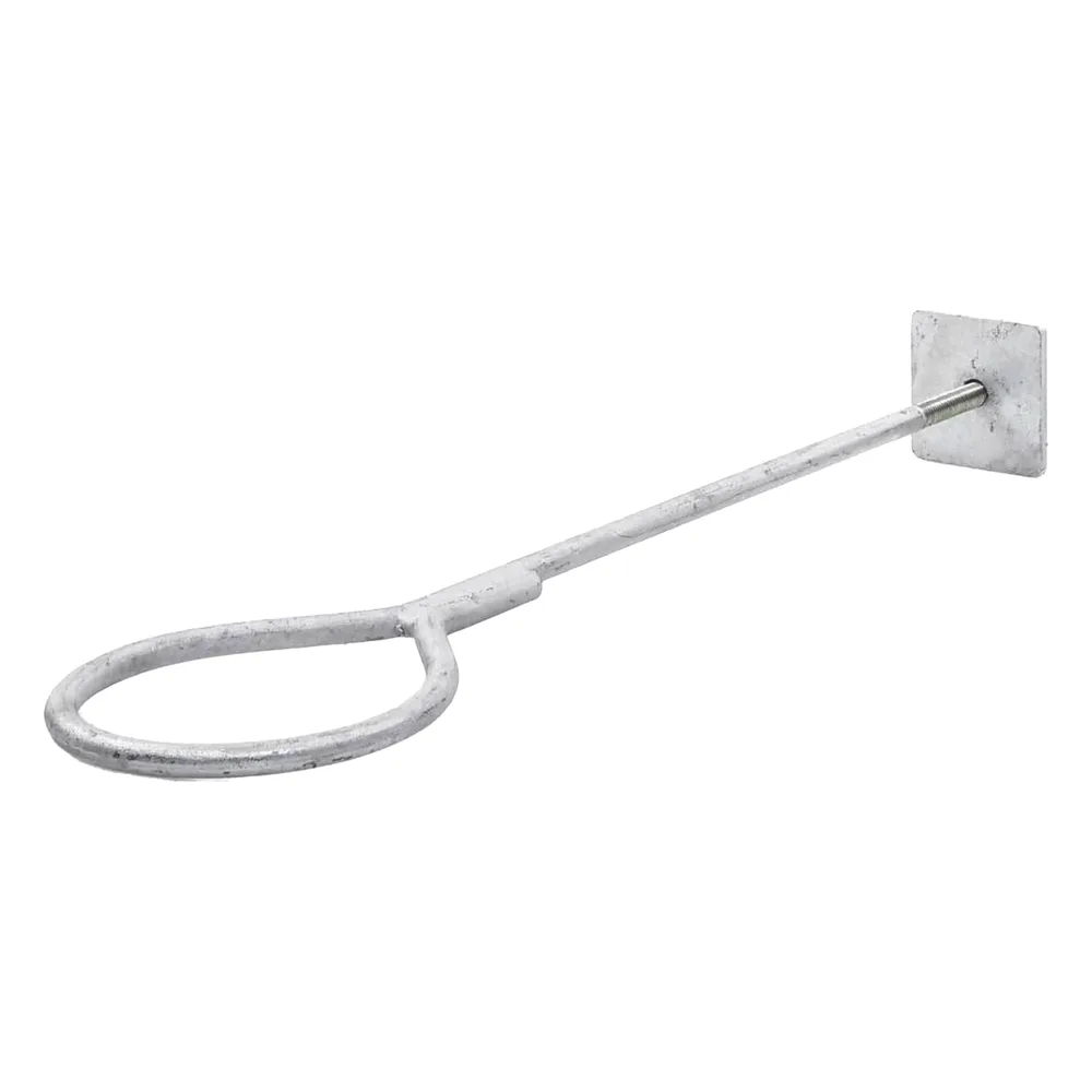 Ancla de Losa o Pared de 63-65 cm. de 13 cm diámetro de argolla Galvanizado por Inmersión. – vista 3