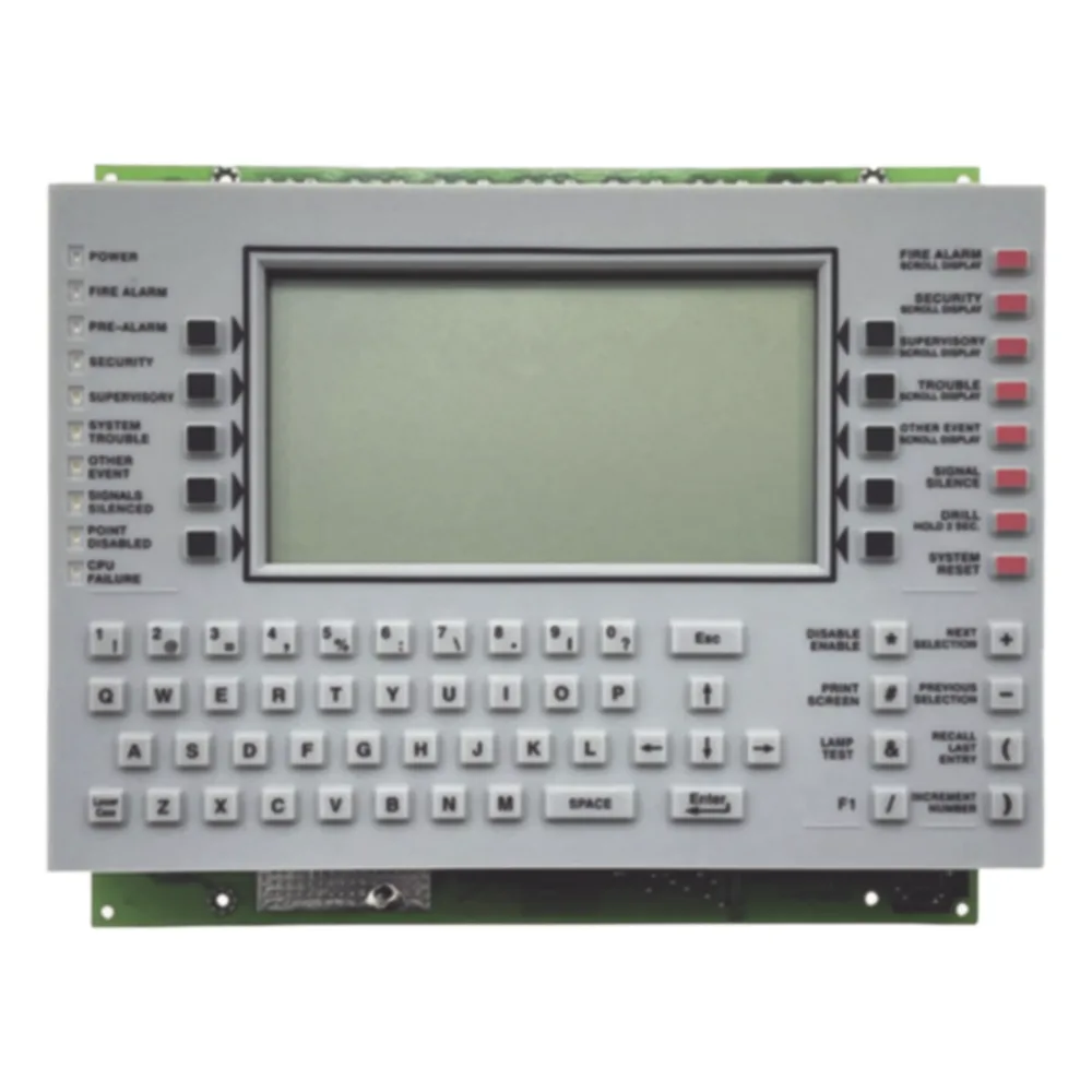 Anunciador de control de red con pantalla LCD de 640 caracteres para paneles NOTIFIER serie ONYX