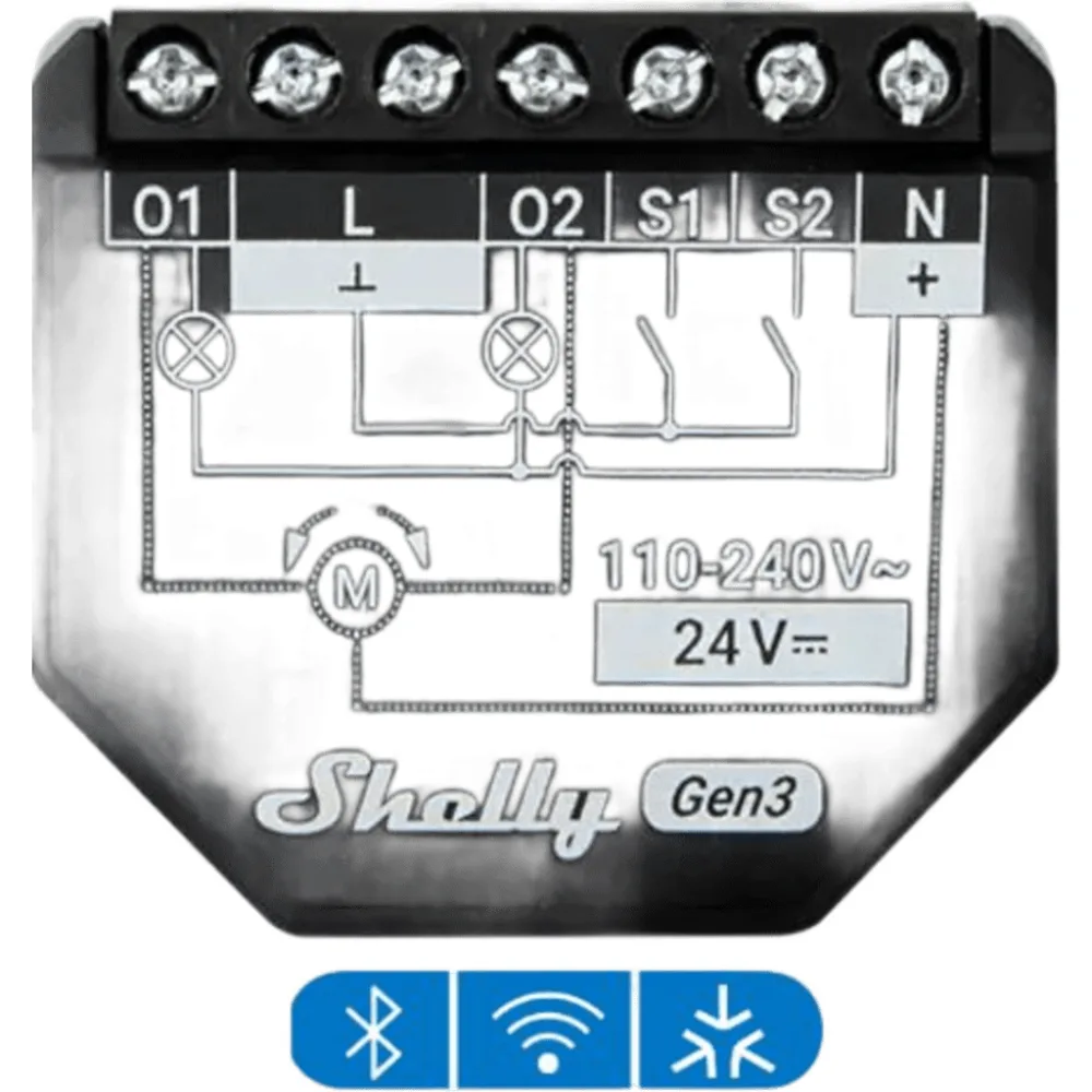 Apagador inteligente Wifi 2.4 / 2 canales Para apagador doble / 10A por canal / Compatible con asistentes de voz