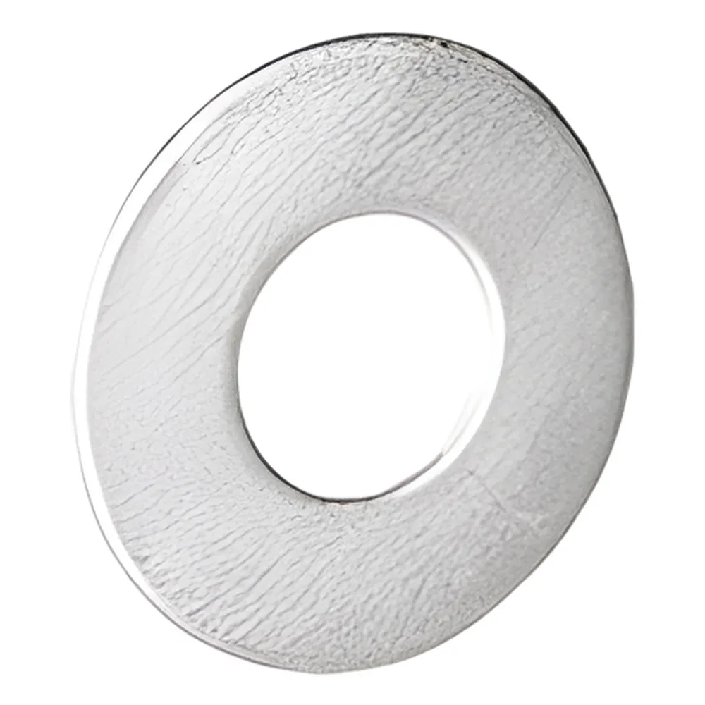 Arandela plana galvanizada de 1/4", acabado Electro Zinc