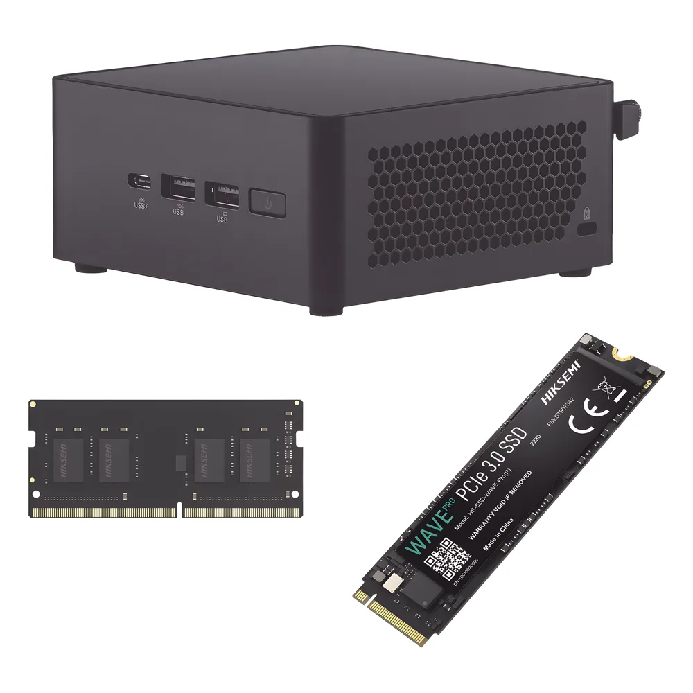 ASUS NUC KIT / ESTACION DE TRABAJO / CORE 3- 100U / RAM 16GB / SSD 256 GB