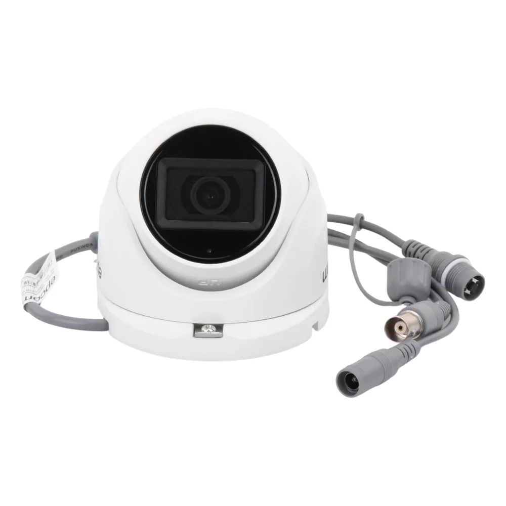 AUDIO POR COAXITRON / Turret TURBOHD 5 Megapixel / Angulo de vision 85.5° / Lente 2.8 mm / 30 mts IR EXIR / Exterior IP67 / 4 Tecnologías / dWDR – vista 2