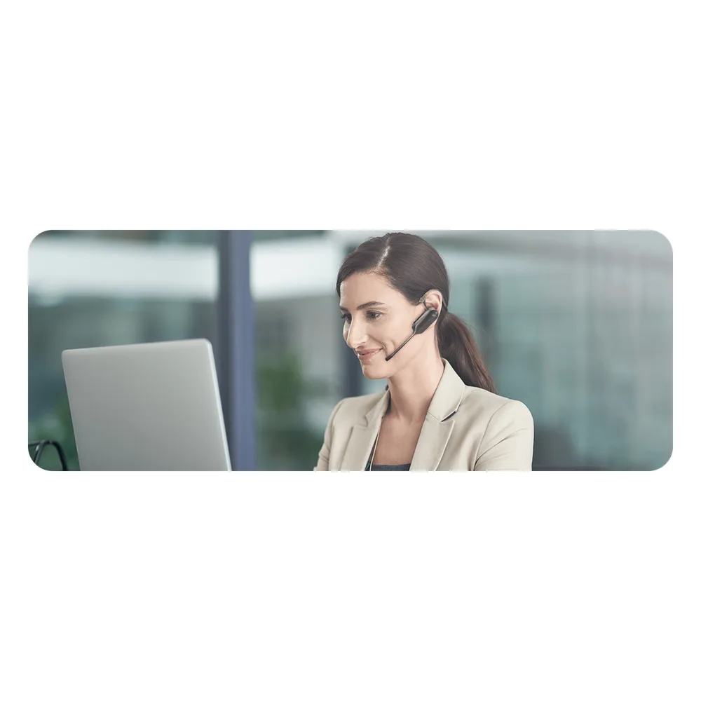Auriculares mono Yealink WH63 E2 edición MS/ Base DECT/ Cancelación de ruido con 2 micrófonos/ Tres estilos de uso – vista 4