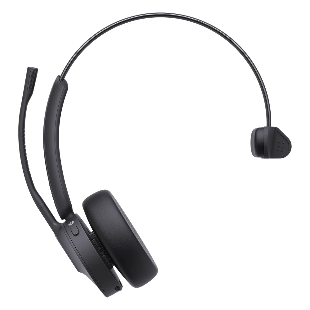 Auriculares mono Yealink WH64 edición MS/ Base DECT y auriculares con Bluetooth integrado/ Cancelación de ruido con 3 micrófonos/ Hasta 32 horas de conversación – vista 4