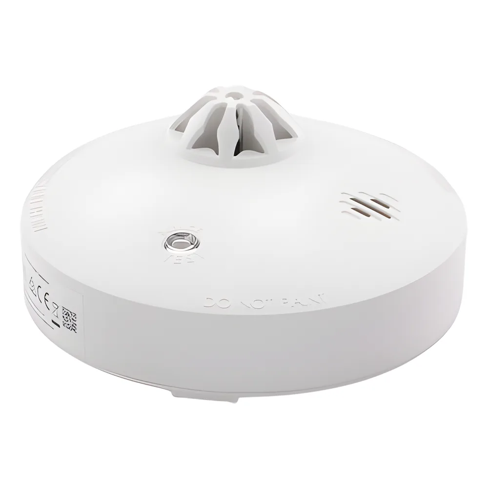 (AX PRO) Detector de Temperatura Inalámbrico para Panel de Alarma HIKVISION / Interior / Soporta Funcionalidad Autónoma / Alerta cuando Excede los 57°C / No compatible con el panel DS-PHA64-LP – vista 3