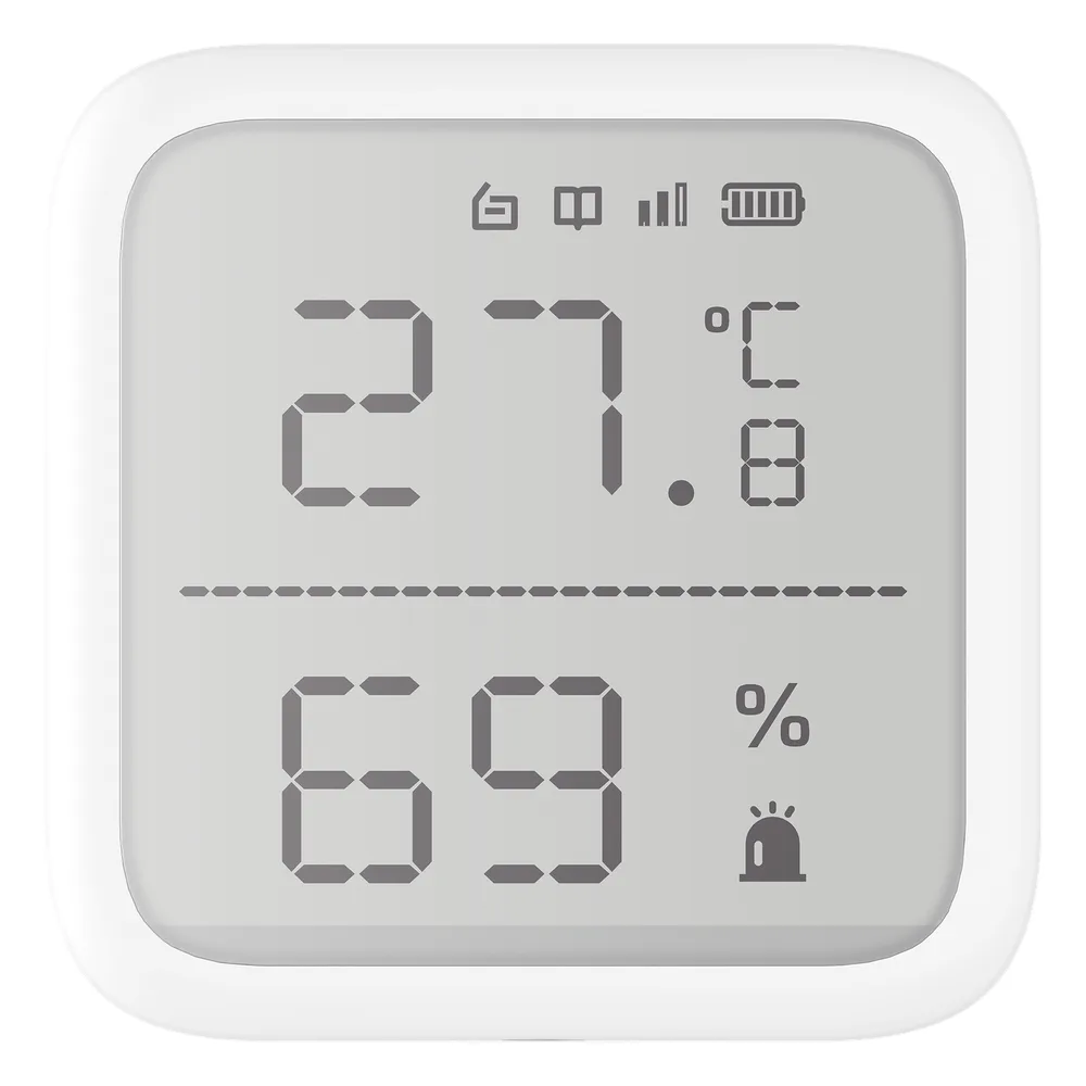 (AX PRO) Detector de Temperatura y Detector de Humedad Inalámbrico / 2.7" de Tamaño / Uso en Interior / Rango de Detección desde  -35°C hasta 99°C
