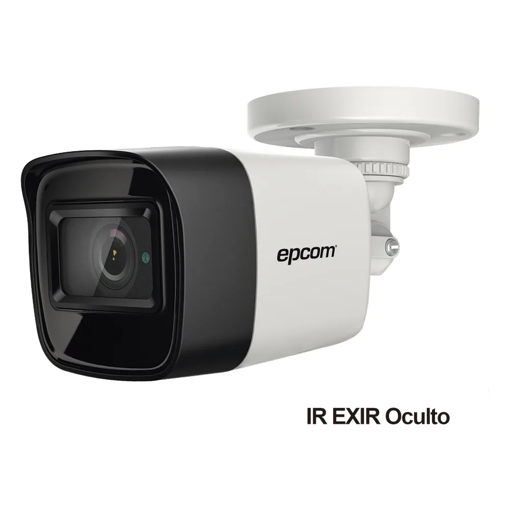 Bala TURBOHD 4K (8 Megapixel) / Gran Angular 102° / Lente 2.8 mm / Exterior IP67 / IR EXIR 30 mts / dWDR