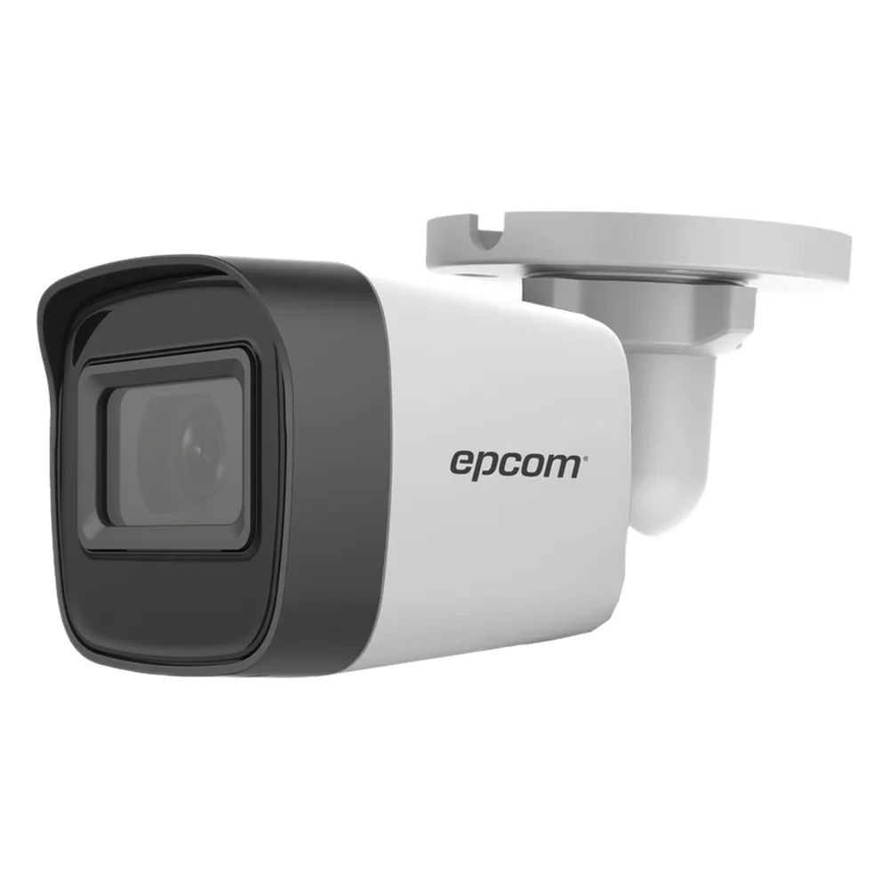 Bala TURBOHD 5 Megapixel / Lente 2.8 mm / 4 Tecnologías (TVI / AHD / CVI / CVBS) / 30 mts SMART IR EXIR / Exterior IP67 / dWDR / Metal