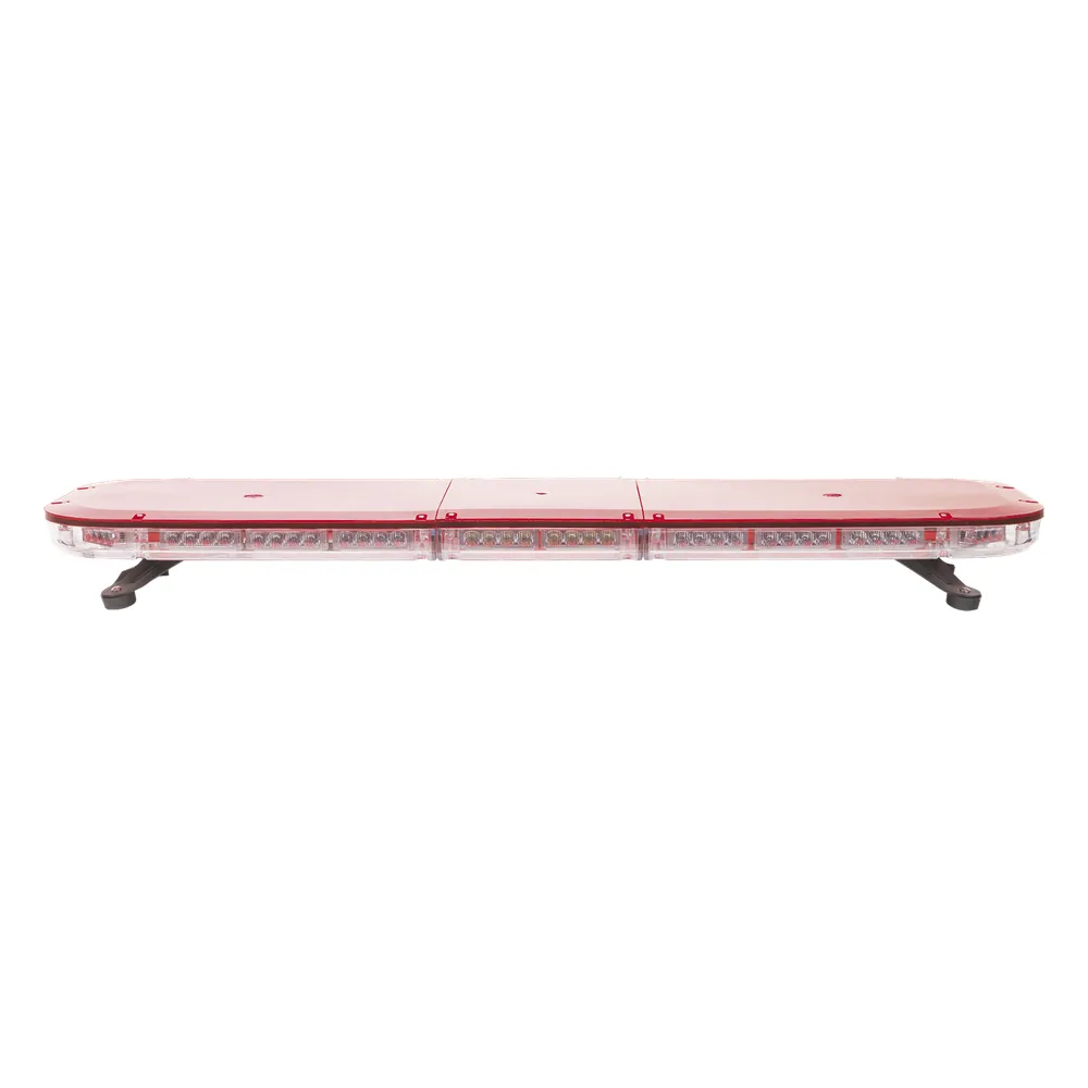 Barra de luces LED de 47" con 86 LED de alta potencia, color rojo, ideal para equipar ambulancias y unidades de bomberos – vista 2