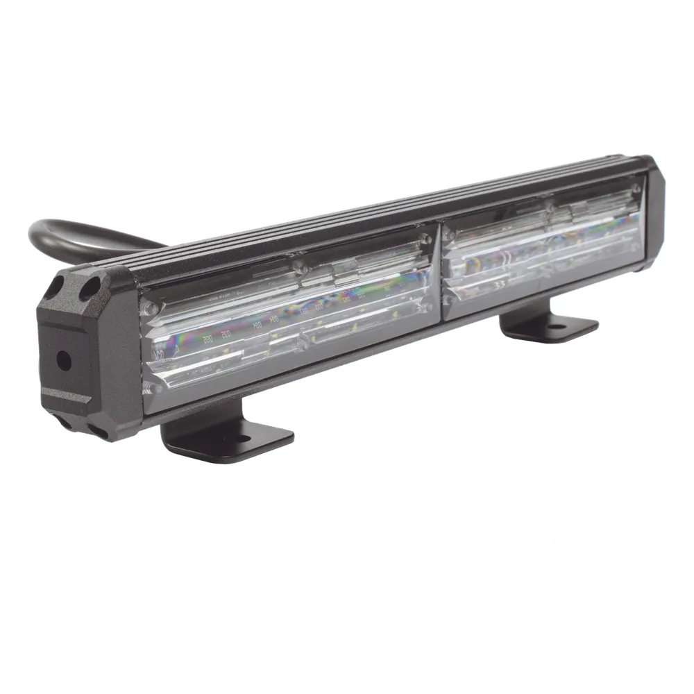 Barra de Luz de Advertencia, 2 Módulos de 6 LED, 11 Pulgadas Clara – vista 2