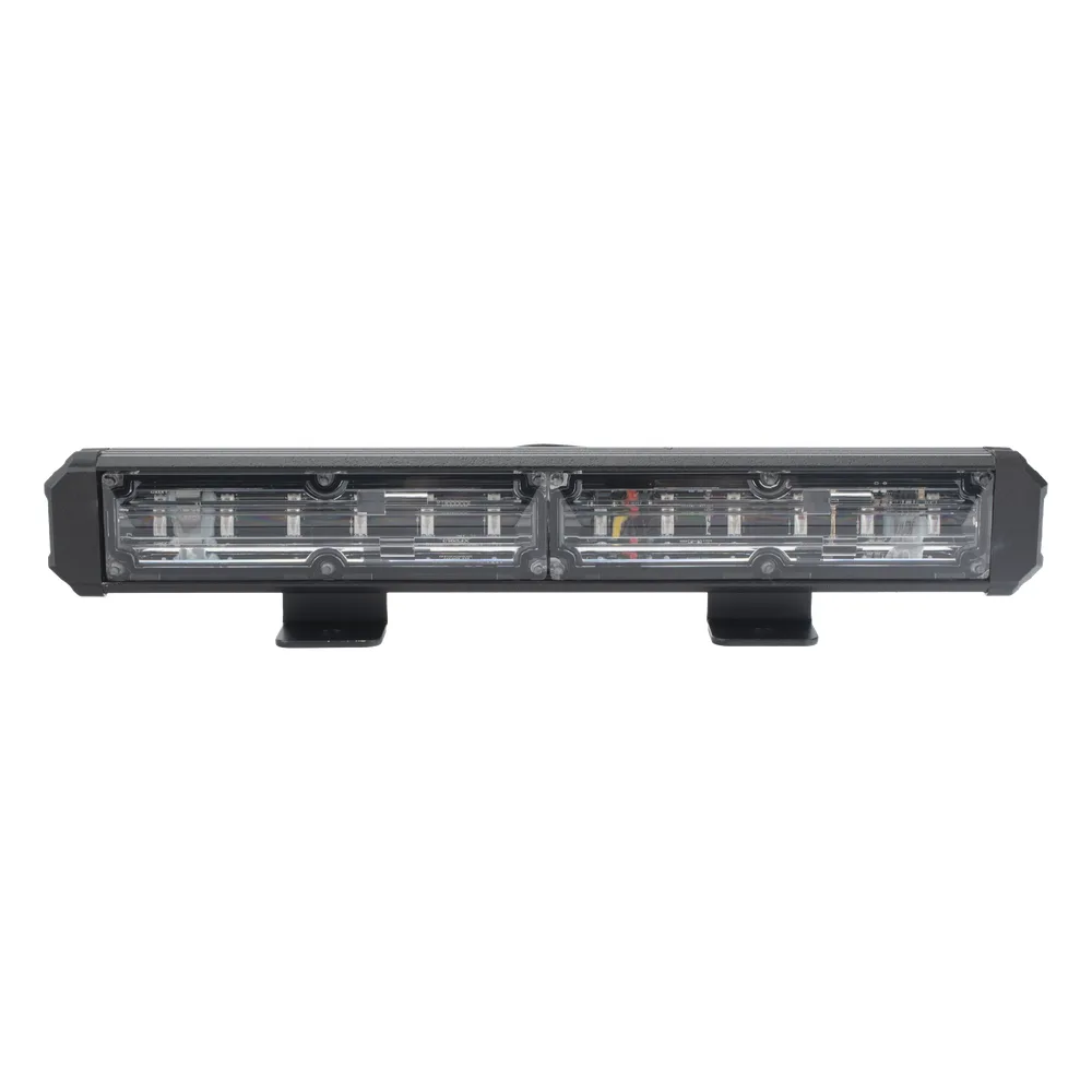 Barra de Luz de Advertencia, 2 Módulos de 6 LED, 11 Pulgadas Rojo