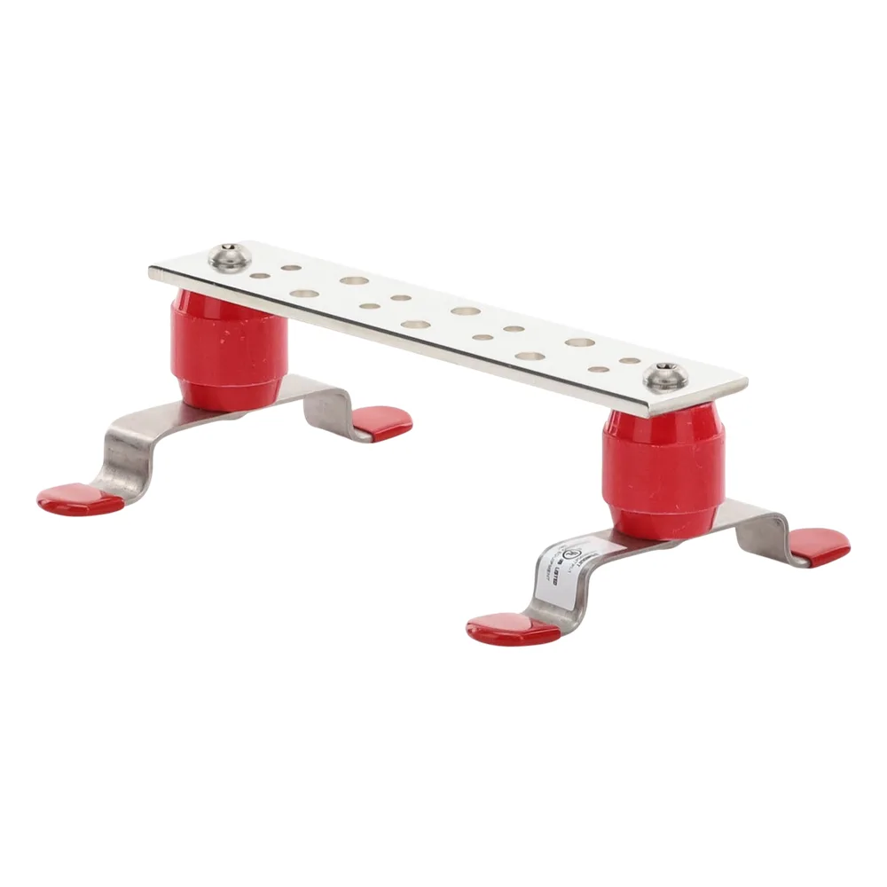 Barra de Puesta a Tierra para Telecomunicaciones (TGB), de 1/4in x 2in x 10in – vista 3