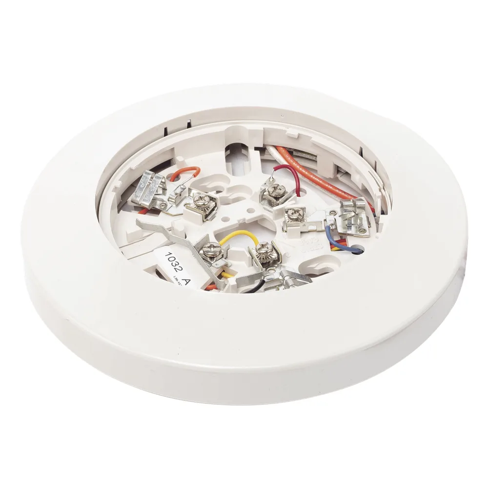 Base enchufable para detectores de humo fotoeléctrico e iónico serie 2151/1151, 4 hilos, con relé auxiliar y salida para anunciador remoto – vista 3