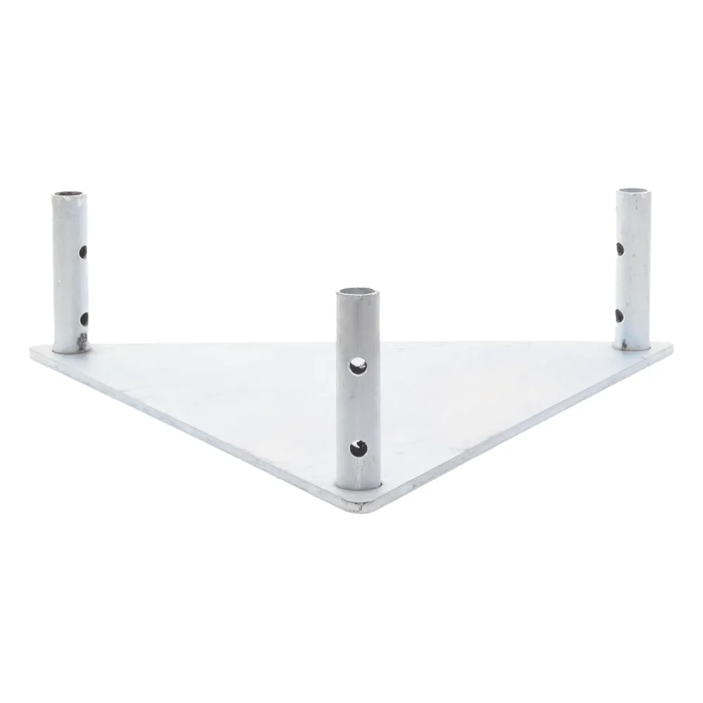 Base Triangular para Tramo STZ45 Galvanizado Electrolítico.
