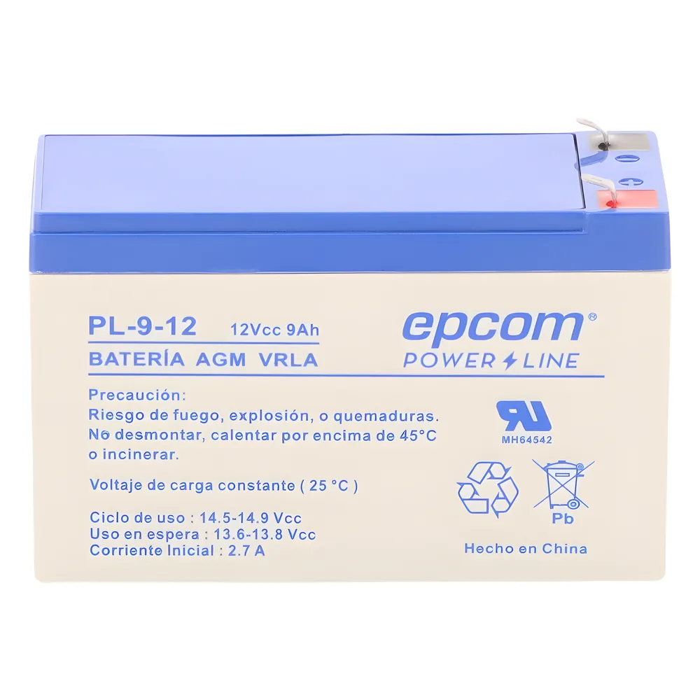 Batería 12 Vcc / 9 Ah / UL / Tecnología AGM-VRLA / Para uso en equipo electrónico Alarmas de intrusión / Incendio/ Control de acceso / Video Vigilancia / Terminales F1 / Cargador recomendado CHR-80. – vista 6