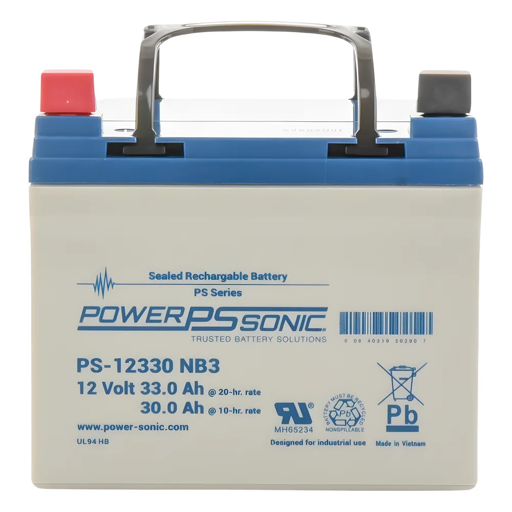 Batería 12V, 33AH, Para Respaldo, Tecnologías AGM/VRLA, 5 Años Vida Útil, Terminales NB3, Reconocida UL – vista 4