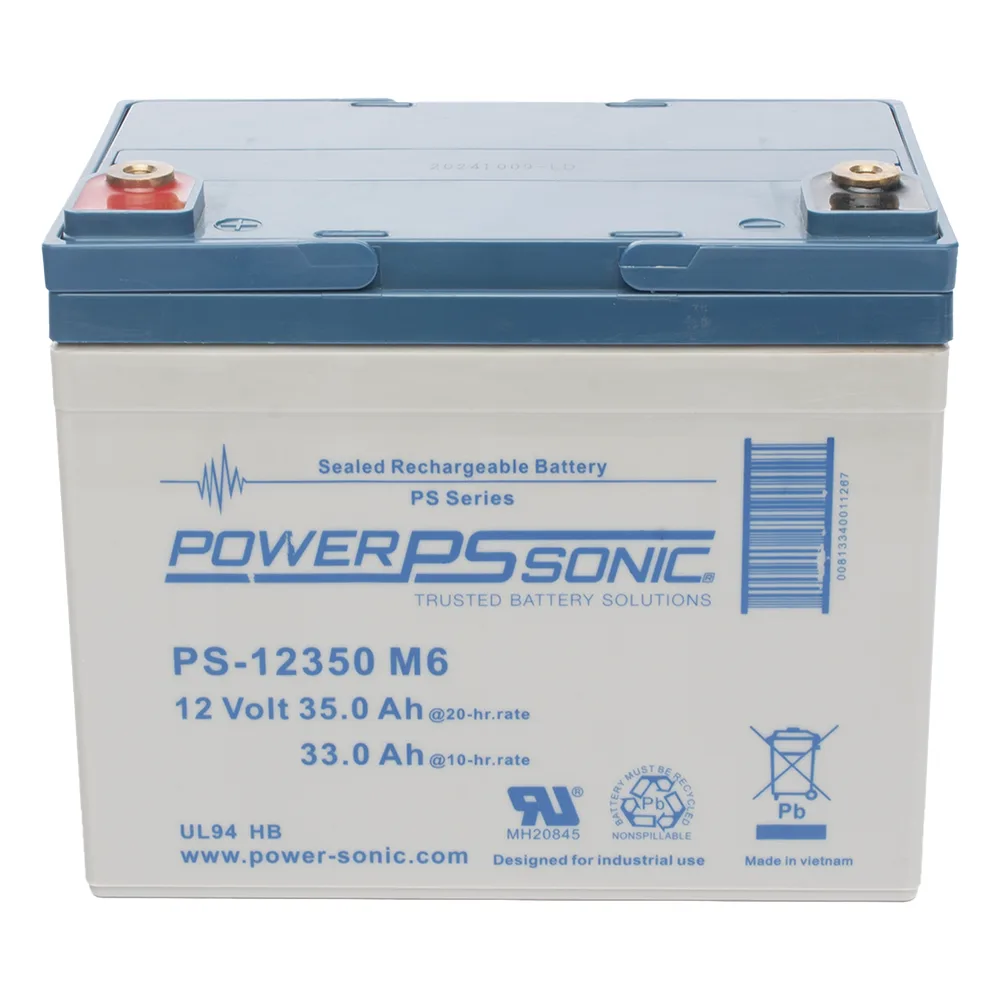 Batería 12V, 35AH, Para Respaldo, Tecnologías AGM/VRLA, 5 Años Vida Útil, Terminales M6, Reconocida UL
