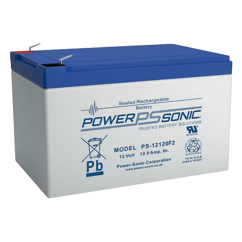 Batería 12V Recargable, 12AH, Para Respaldo, Tecnologías AGM/VRLA, 5 Años Vida Útil, Terminales tipo F2, Reconocida UL , Sin Mantenimiento, Sin Derrames