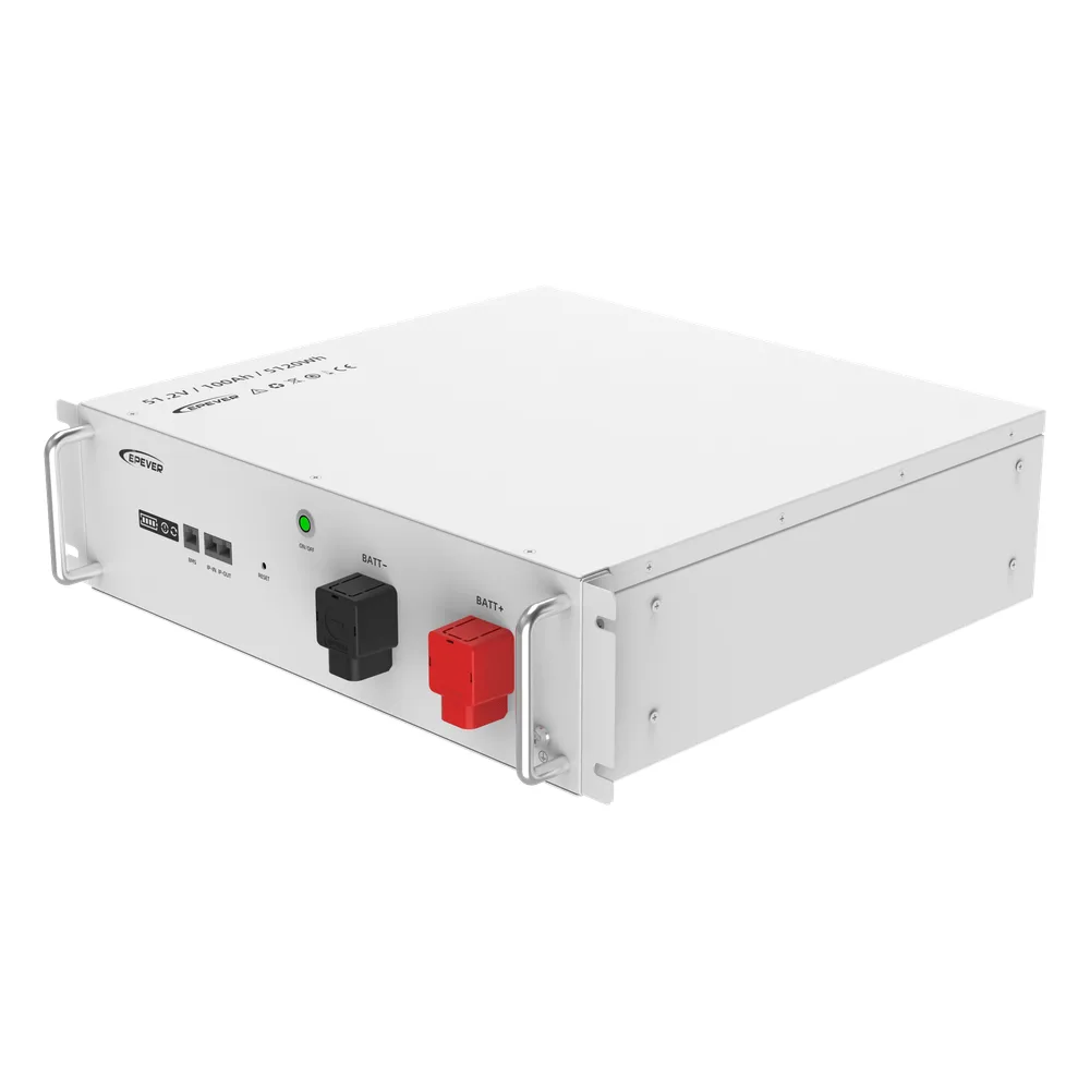 Batería LiFePO4 51.2V 100Ah / 6000 Ciclos @80% DOD / Montaje Rack 3U / IP21 – vista 3