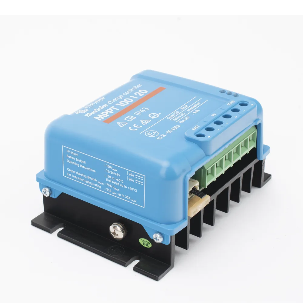 BlueSolar MPPT 100/20. Controlador Solar MPPT 20A, Voltaje Selección Automática: 12/24/48 Vcc. – vista 9