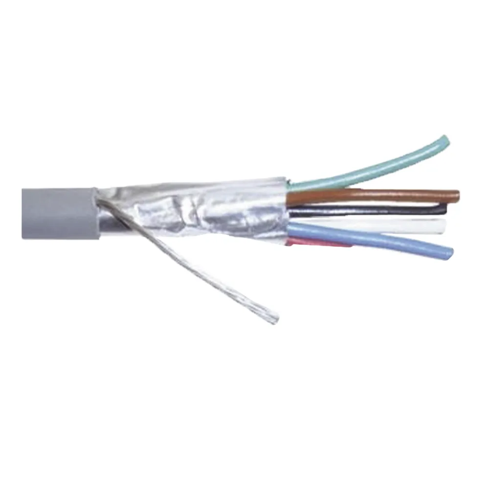 Bobina de 305 m (1000 ft) / Cable para Alarma 6x22 AWG / Blindado / CMR / Gris