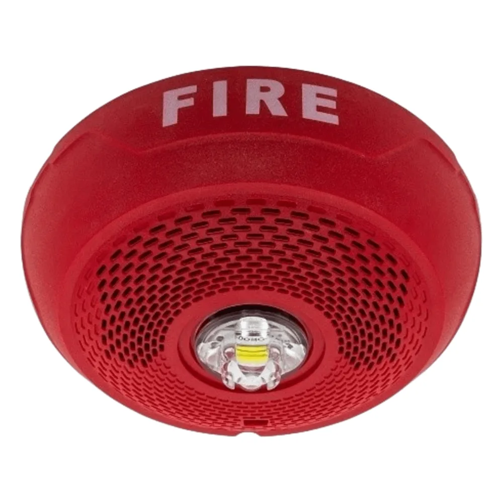 BOC C/LAMP ESTROBOSCOPICA tipo LED MONT EN TECHO CLR ROJO