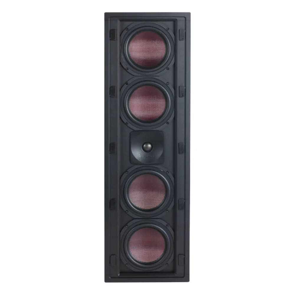 BOCINA DE PARED | 4 WOOFERS DE FIBRA DE CARBONO 6.5'' | TWEETER DE TITANIO 1'' | 250W
